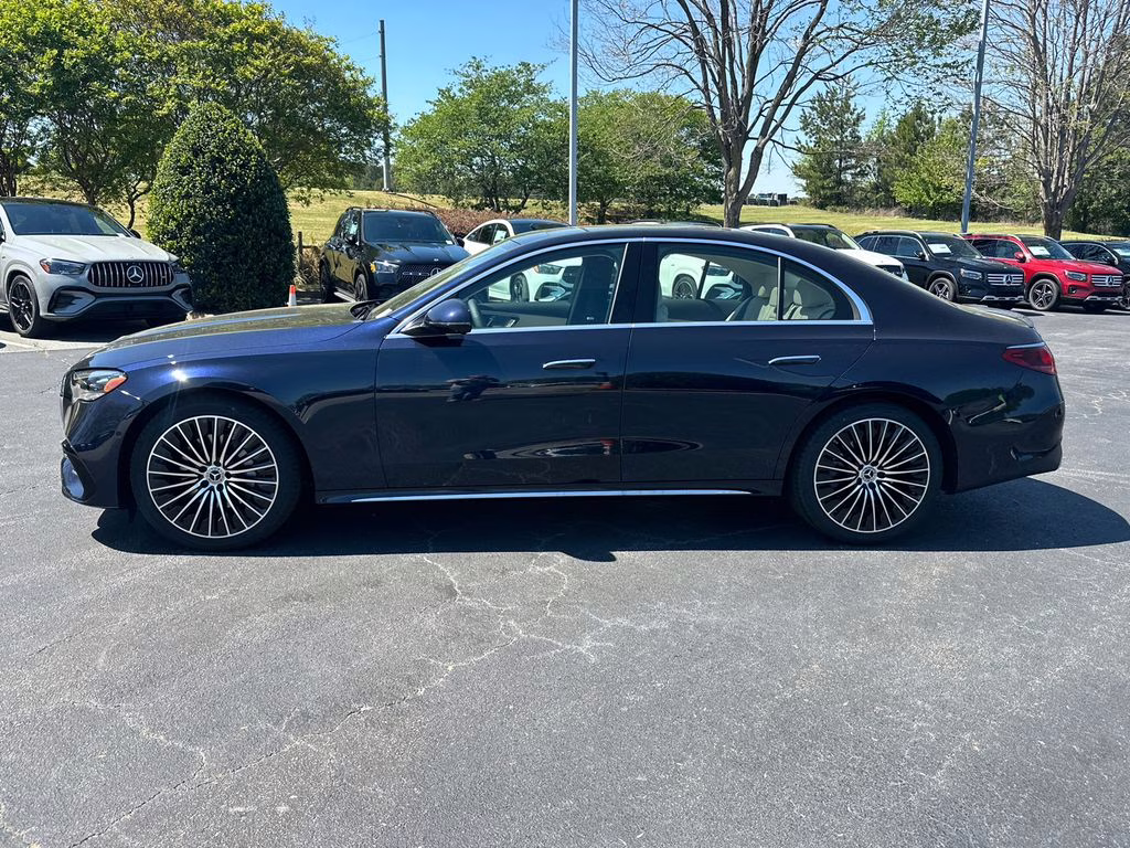 2026 Blue Mercedes-Benz E-Class E 350 RWD Sedan