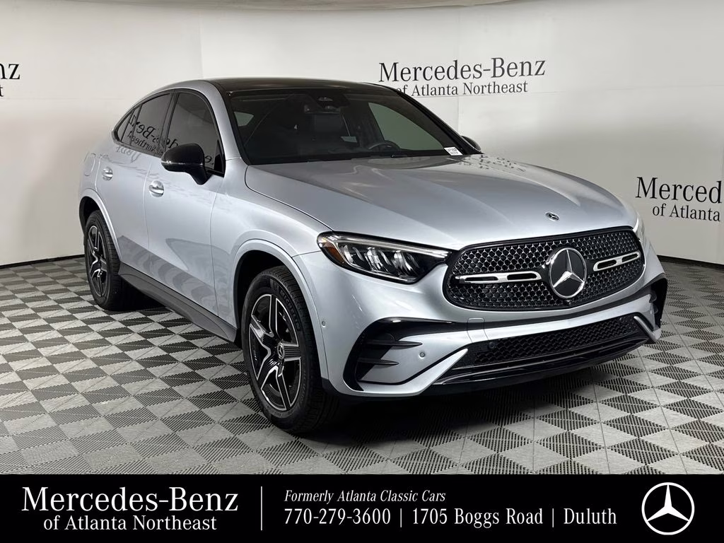 2025 Cirrus Silver Metallic Mercedes-Benz GLC GLC 300 Coupe AWD SUV