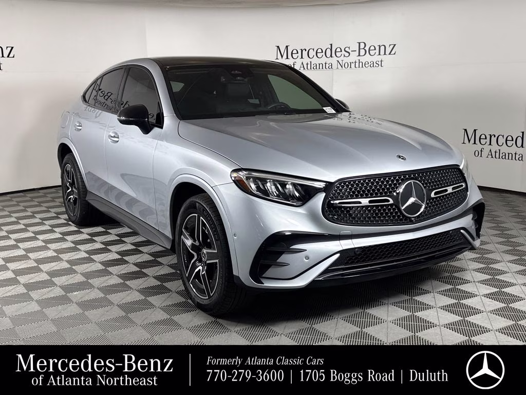 2025 Cirrus Silver Metallic Mercedes-Benz GLC GLC 300 Coupe AWD SUV