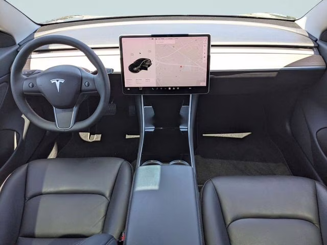 2018 Solid Black Tesla Model 3 Long Range AWD Sedan