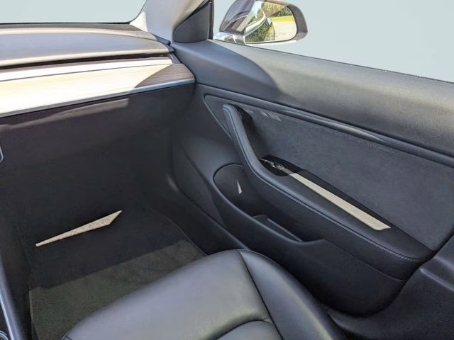 2018 Solid Black Tesla Model 3 Long Range AWD Sedan