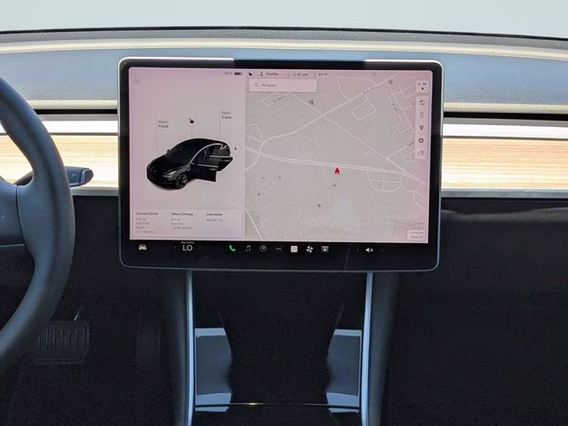 2018 Solid Black Tesla Model 3 Long Range AWD Sedan