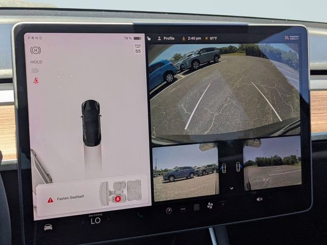 2018 Solid Black Tesla Model 3 Long Range AWD Sedan