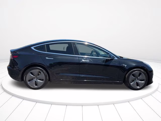 2018 Solid Black Tesla Model 3 Long Range AWD Sedan