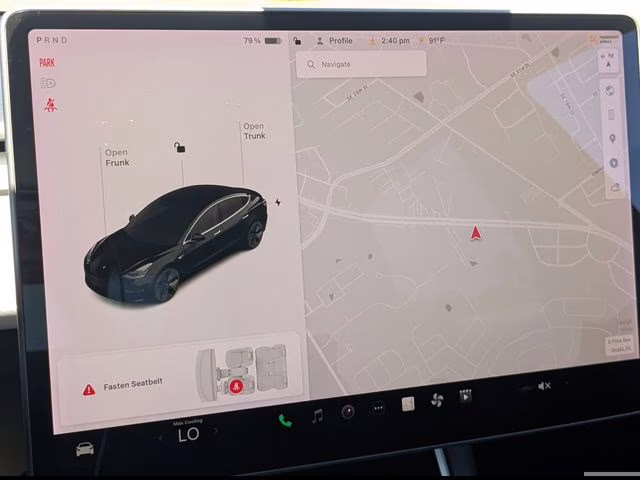 2018 Solid Black Tesla Model 3 Long Range AWD Sedan