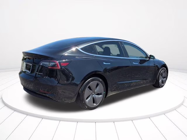 2018 Solid Black Tesla Model 3 Long Range AWD Sedan