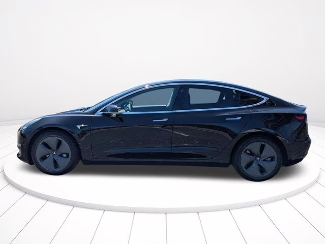 2018 Solid Black Tesla Model 3 Long Range AWD Sedan