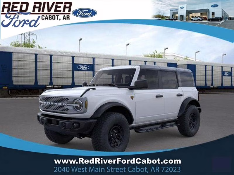 2026 Oxford White Ford Bronco Badlands 4X4 SUV