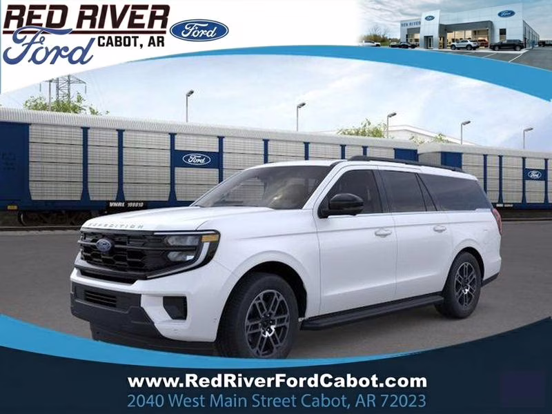 2026 Star White Metallic Tri-Coat Ford Expedition Max Active 4X4 SUV