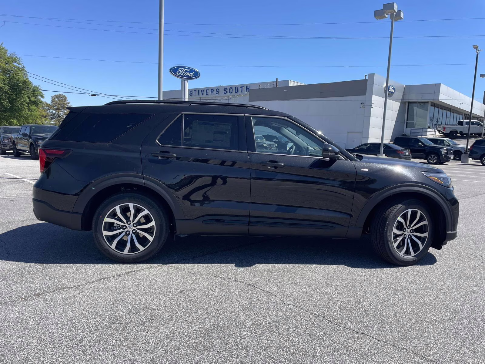 2026 Black Metallic Ford Explorer ST-Line RWD SUV