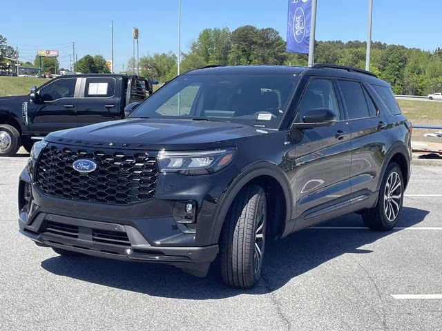 2026 Black Metallic Ford Explorer ST-Line RWD SUV