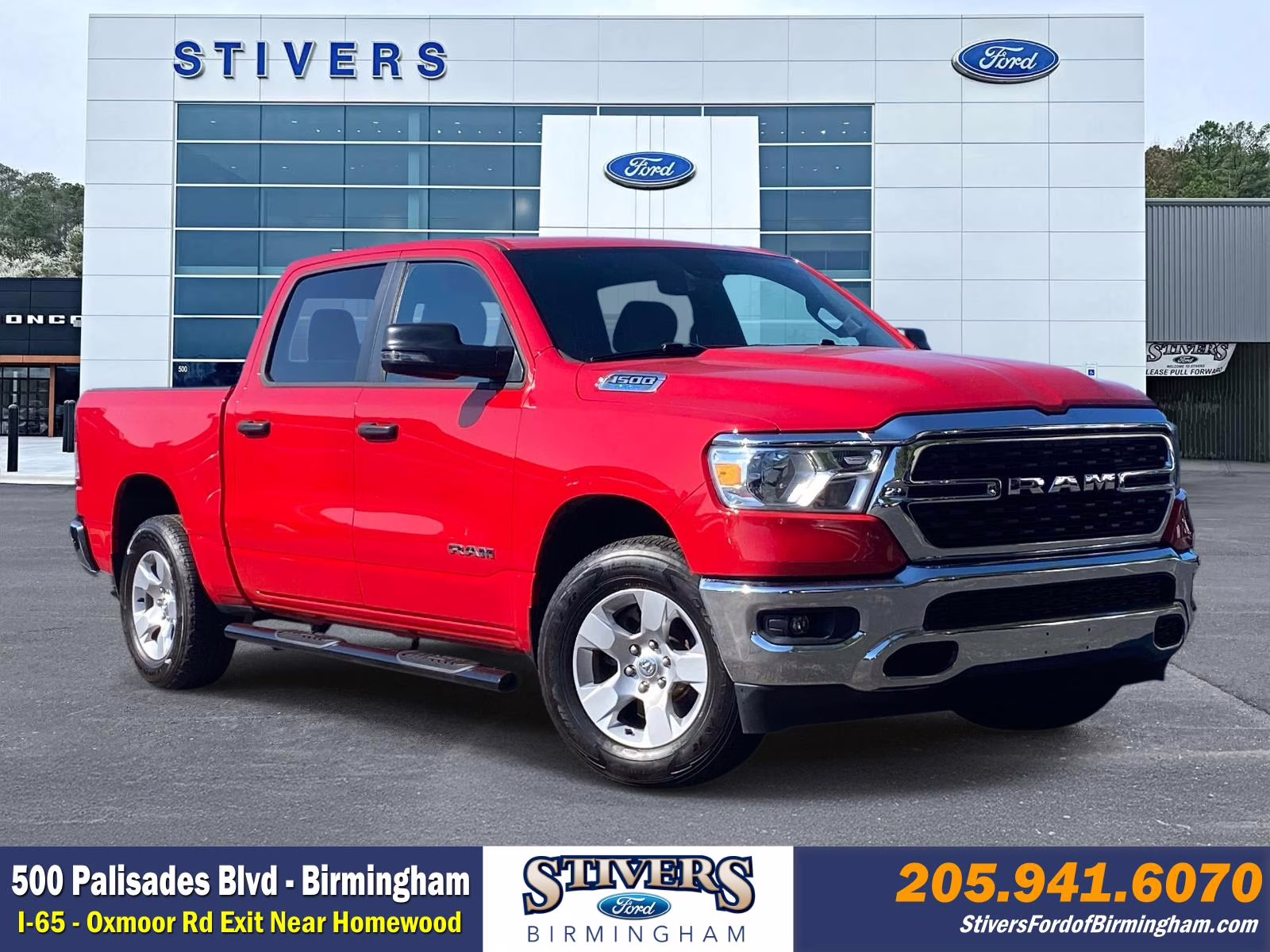 2023 Flame Red Clearcoat Ram 1500 Big Horn/Lone Star RWD Truck