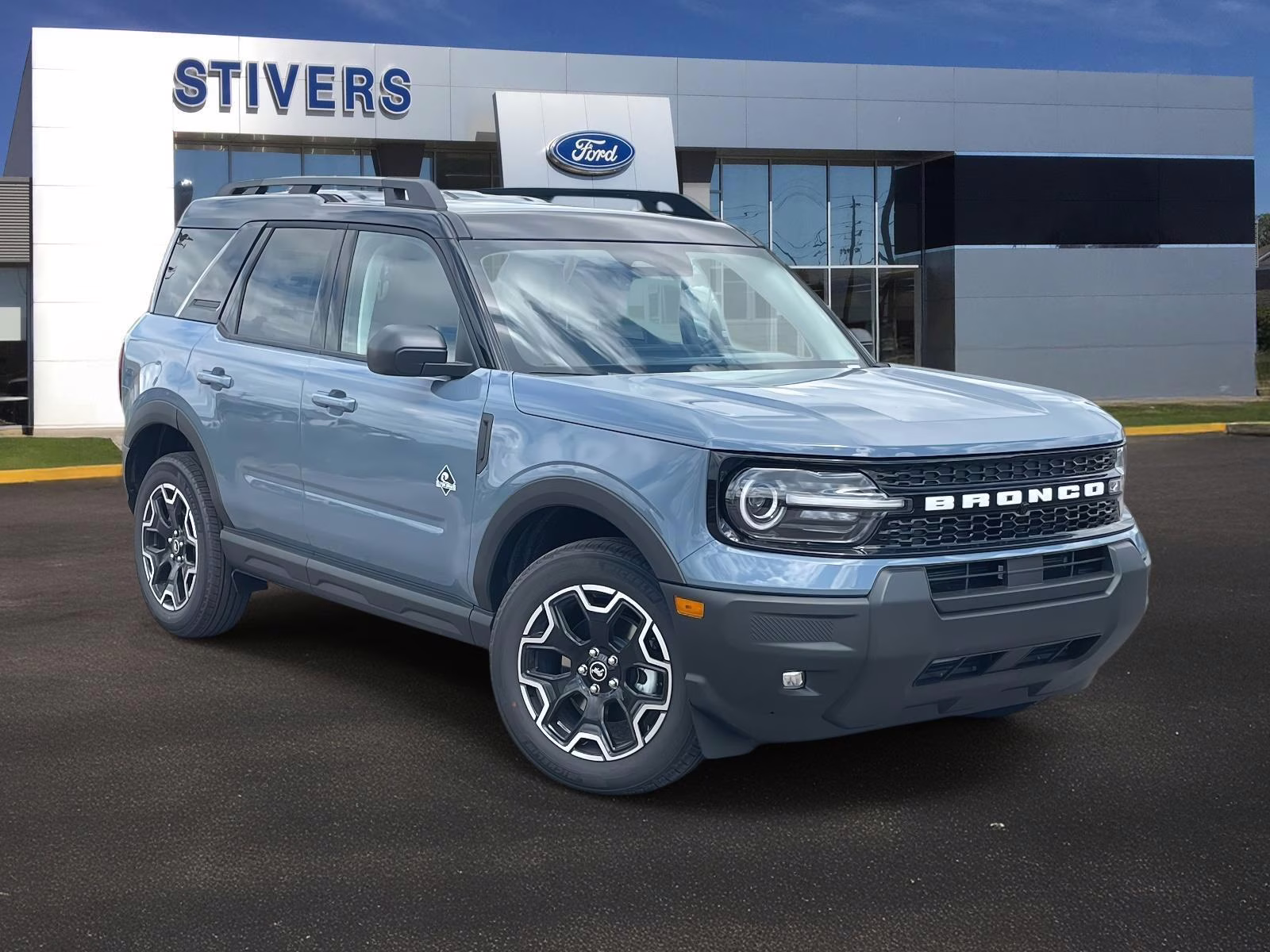 2025 Azure Gray Metallic Ford Bronco Sport Outer Banks 4X4 SUV