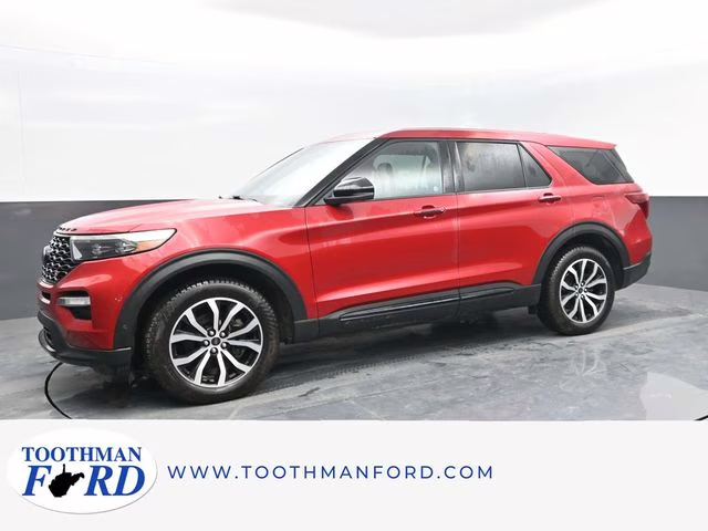 2022 Red Ford Explorer ST 4X4 SUV