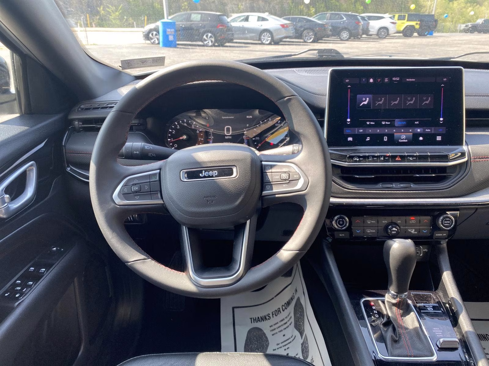 2025 Bright White Clearcoat Jeep Compass Trailhawk 4X4 SUV