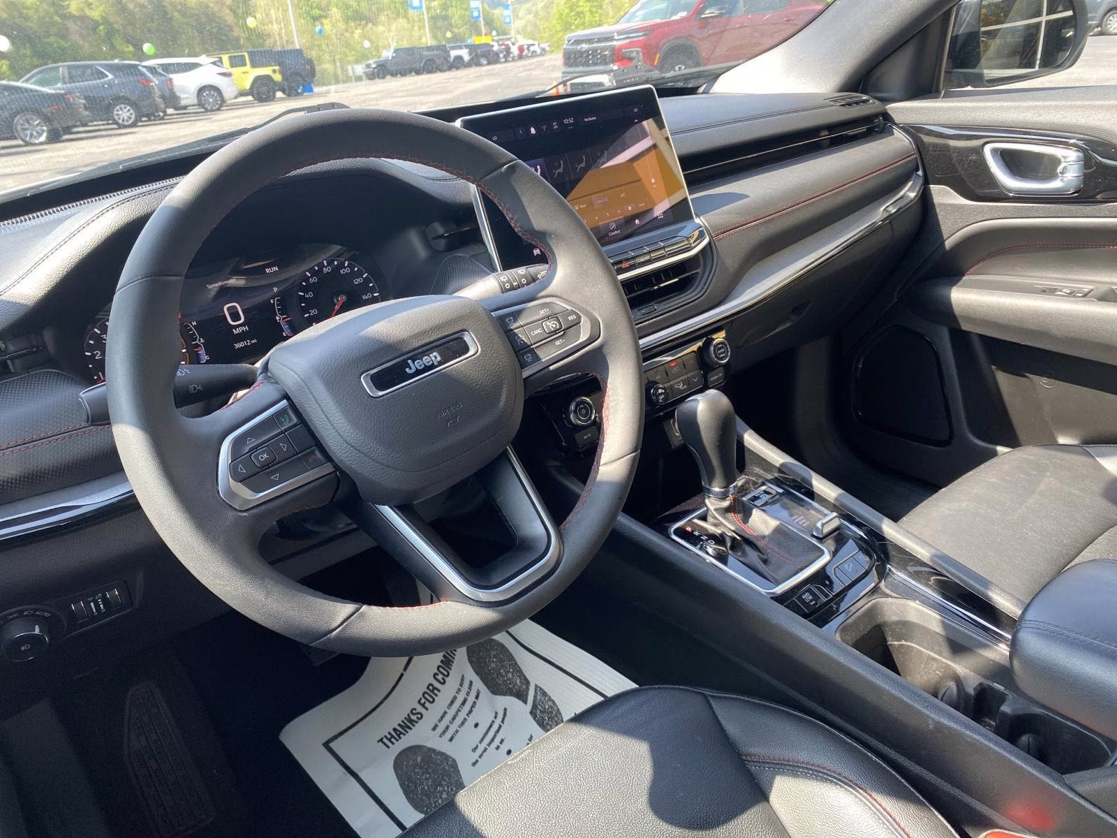 2025 Bright White Clearcoat Jeep Compass Trailhawk 4X4 SUV