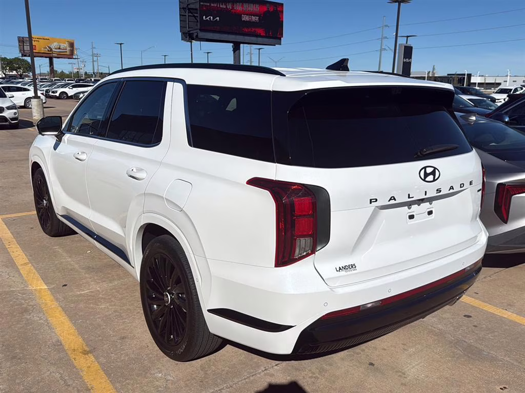 2024 Hyper White Hyundai Palisade Calligraphy Night Edition AWD SUV