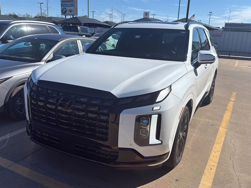 2024 Hyper White Hyundai Palisade Calligraphy Night Edition AWD SUV
