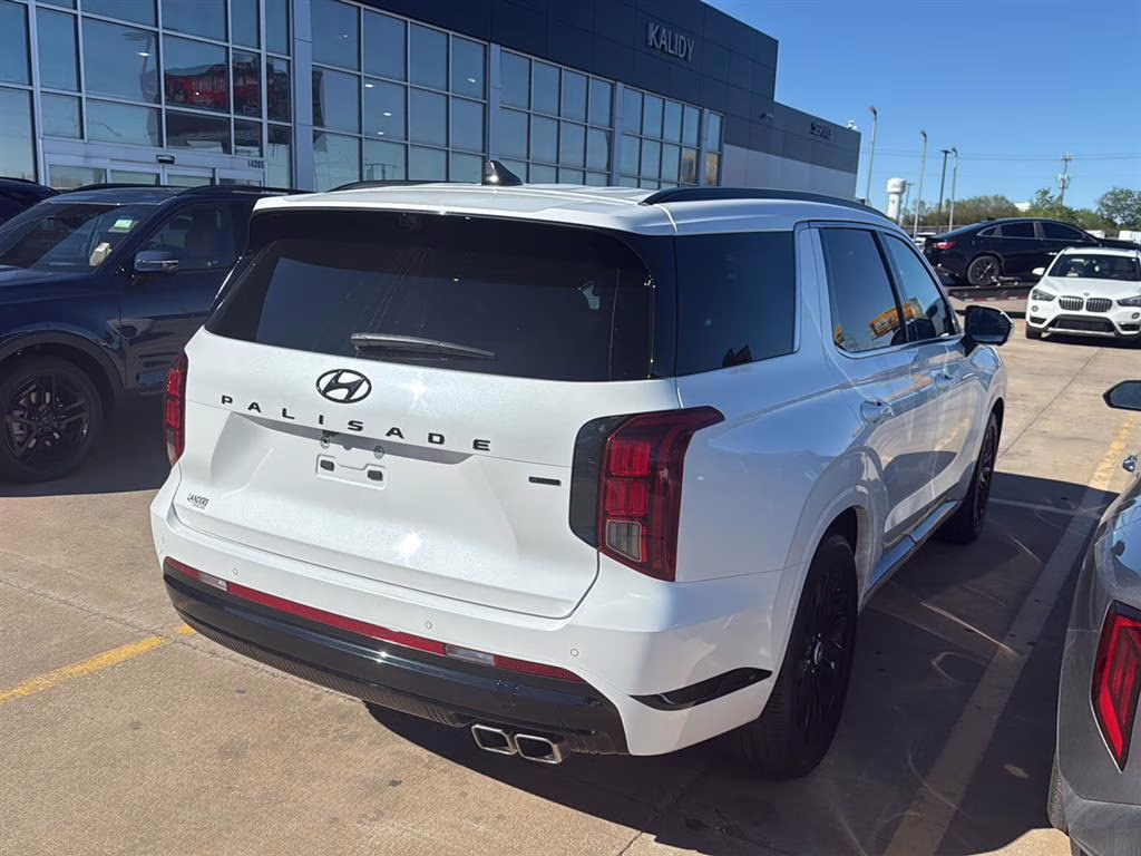 2024 Hyper White Hyundai Palisade Calligraphy Night Edition AWD SUV