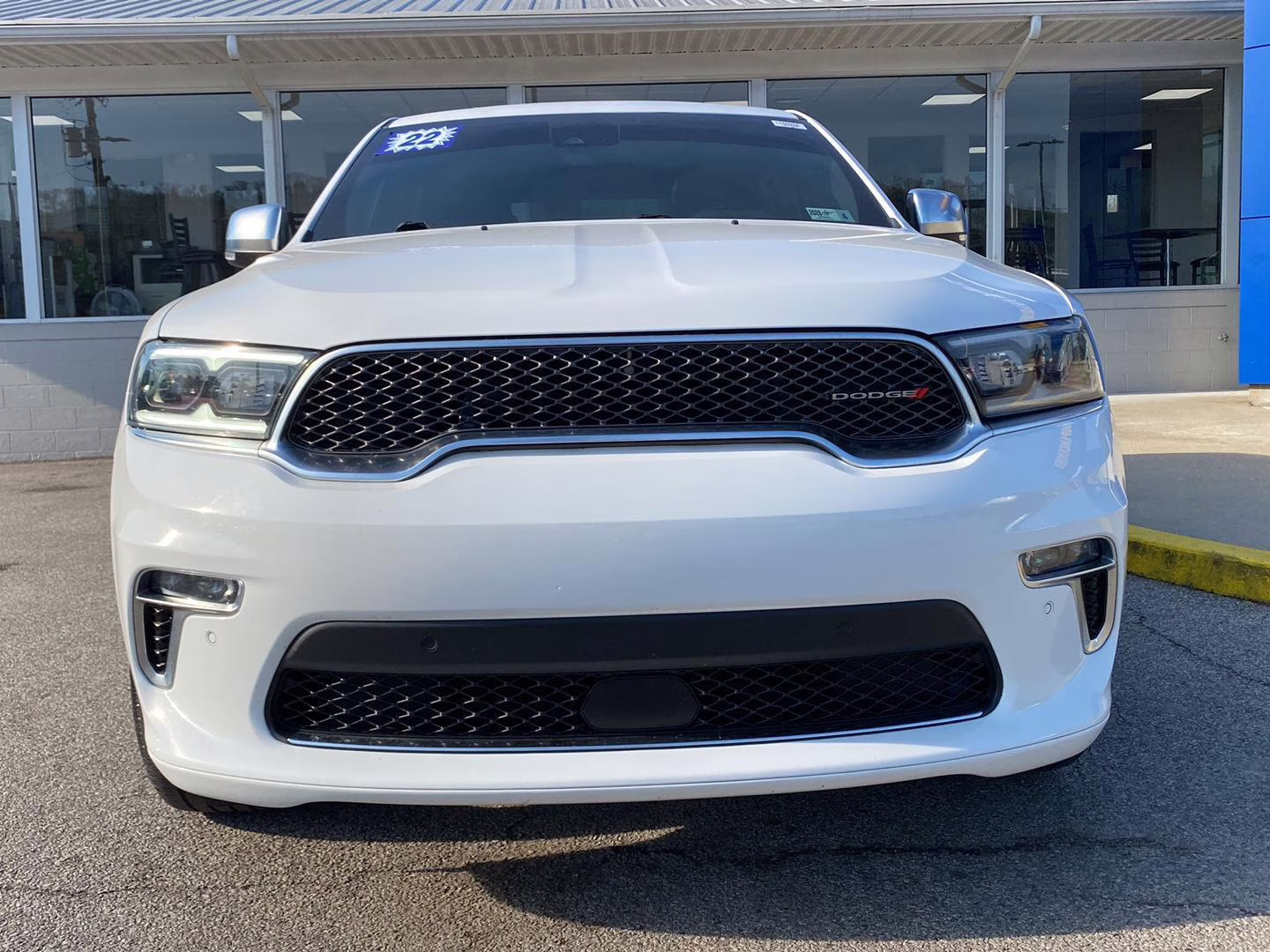 2022 White Knuckle Clearcoat Dodge Durango Citadel AWD SUV