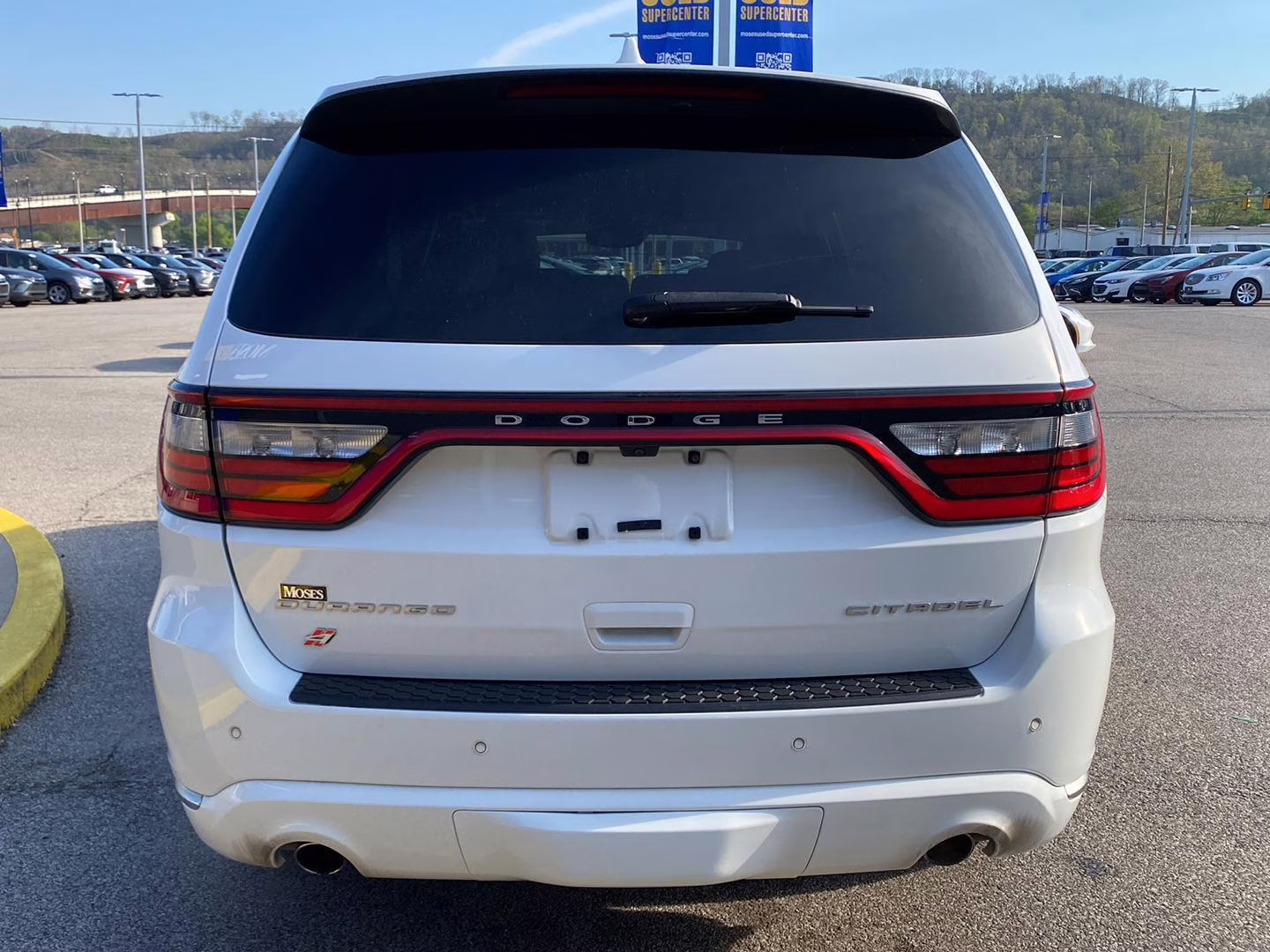 2022 White Knuckle Clearcoat Dodge Durango Citadel AWD SUV
