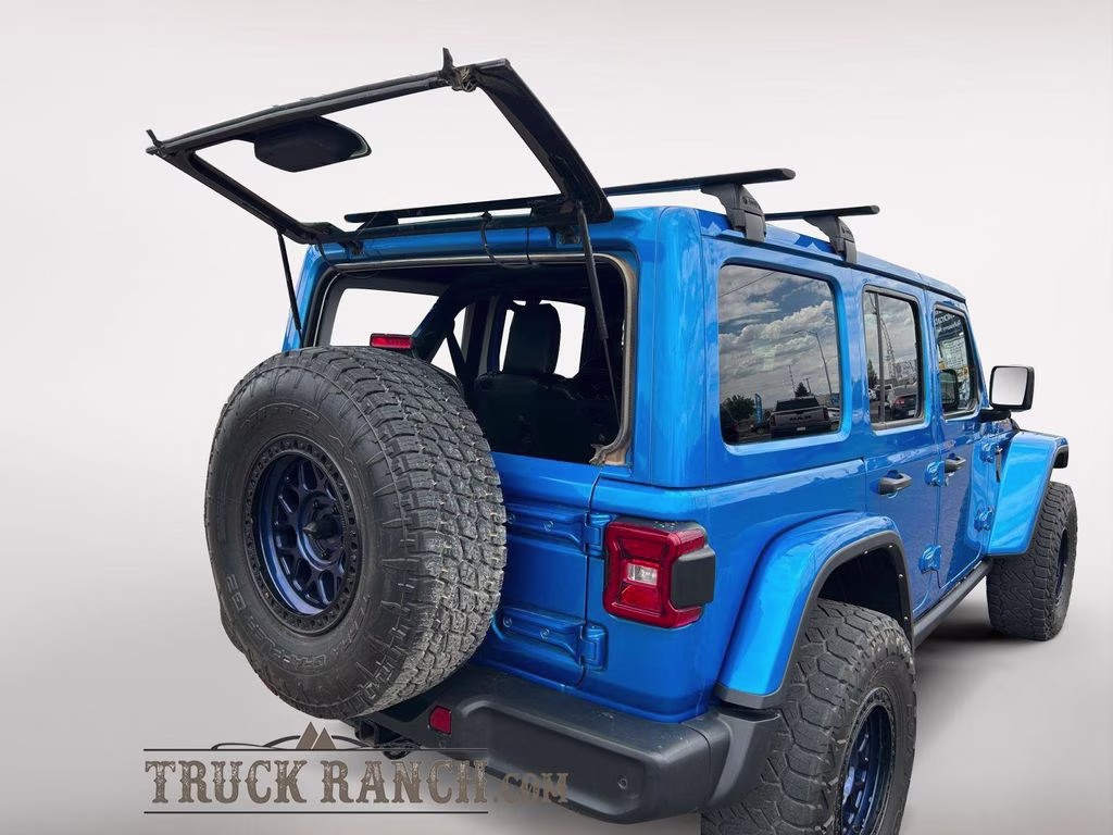 2021 Hydro Blue Pearl Coat Jeep Wrangler Unlimited Rubicon 4X4 SUV