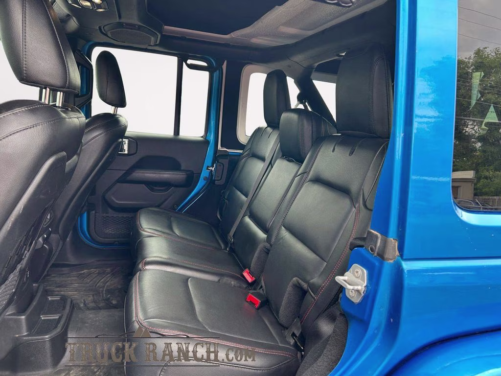 2021 Hydro Blue Pearl Coat Jeep Wrangler Unlimited Rubicon 4X4 SUV