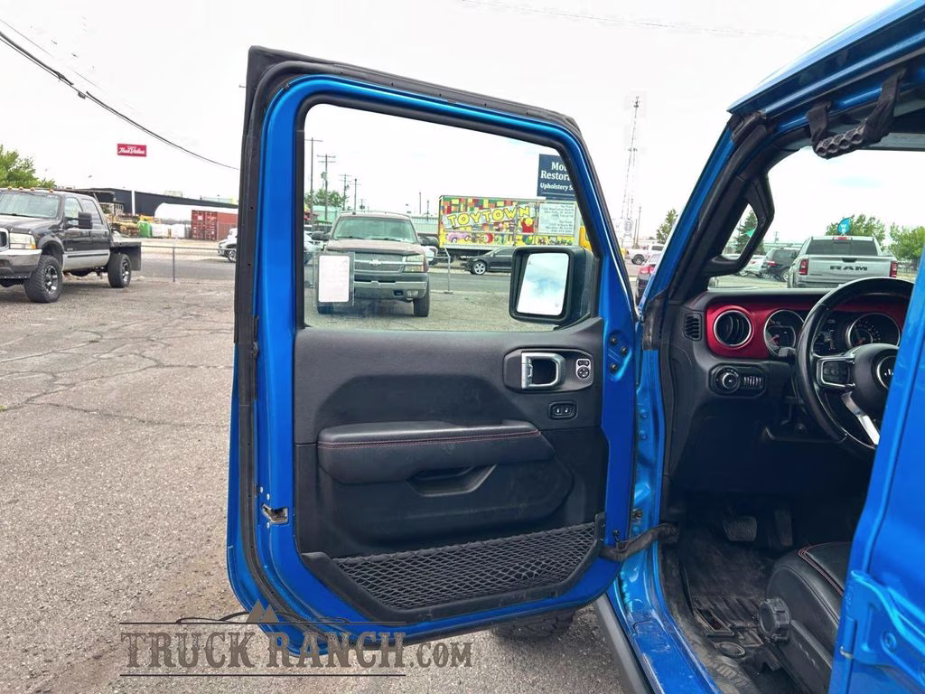 2021 Hydro Blue Pearl Coat Jeep Wrangler Unlimited Rubicon 4X4 SUV