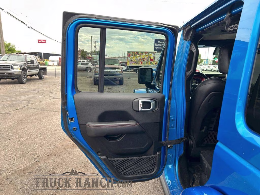 2021 Hydro Blue Pearl Coat Jeep Wrangler Unlimited Rubicon 4X4 SUV