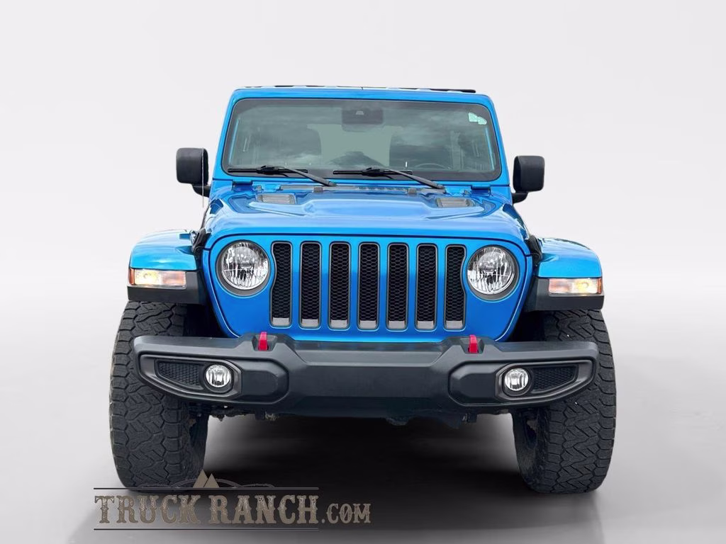 2021 Hydro Blue Pearl Coat Jeep Wrangler Unlimited Rubicon 4X4 SUV