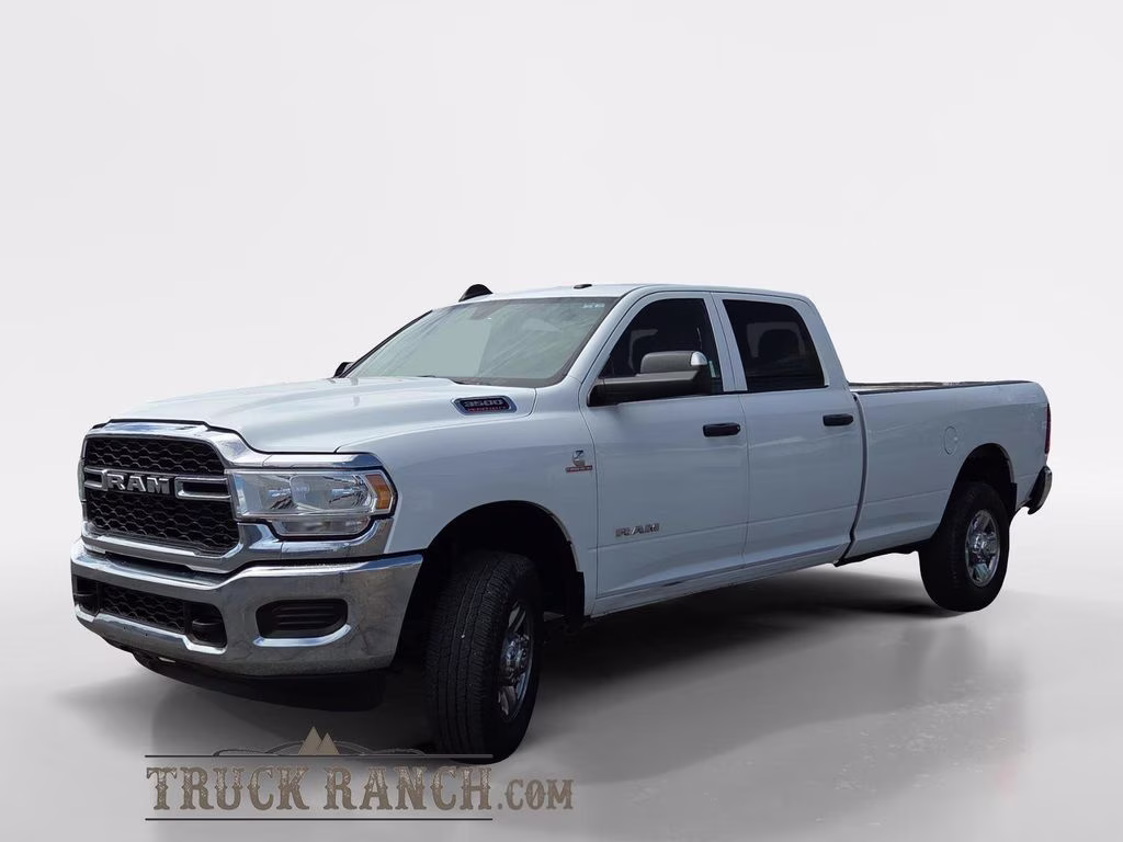 2021 Bright White Clearcoat Ram 3500 Tradesman 4X4 Truck