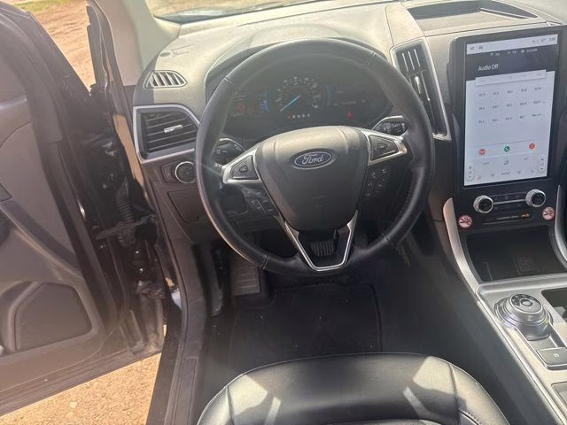 2024 Agate Black Metallic Ford Edge SEL AWD SUV