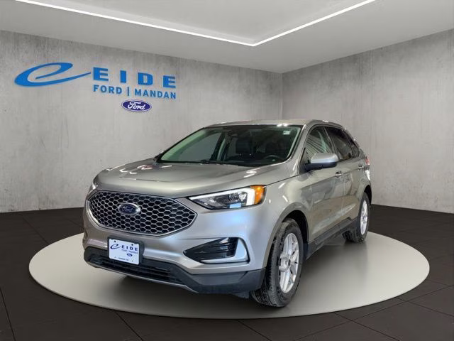 2024 Iconic Silver Metallic Ford Edge SEL AWD SUV
