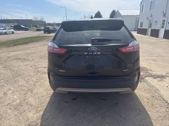 2024 Agate Black Metallic Ford Edge SEL AWD SUV