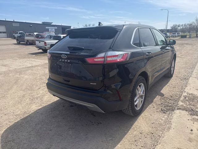 2024 Agate Black Metallic Ford Edge SEL AWD SUV