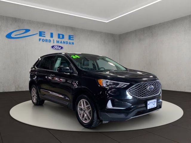 2024 Agate Black Metallic Ford Edge SEL AWD SUV