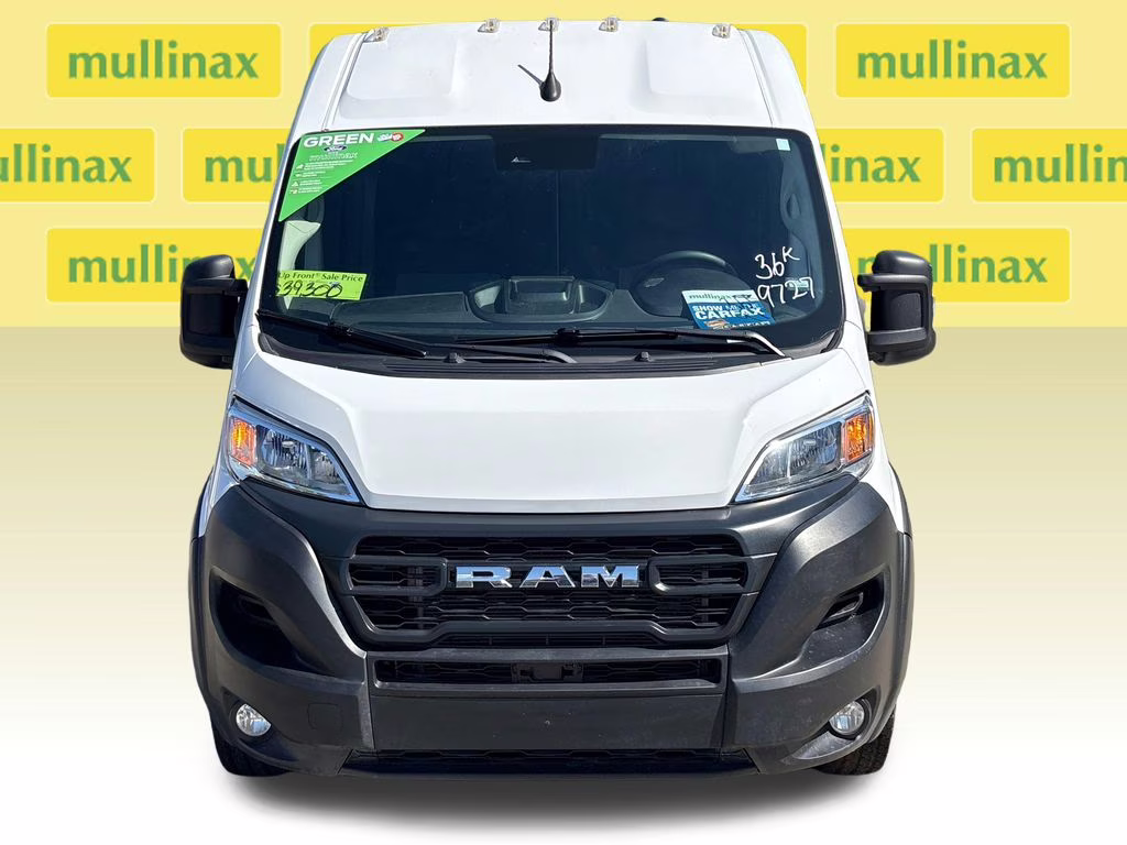 2025 Bright White Clearcoat Ram ProMaster 3500 High Roof FWD Van