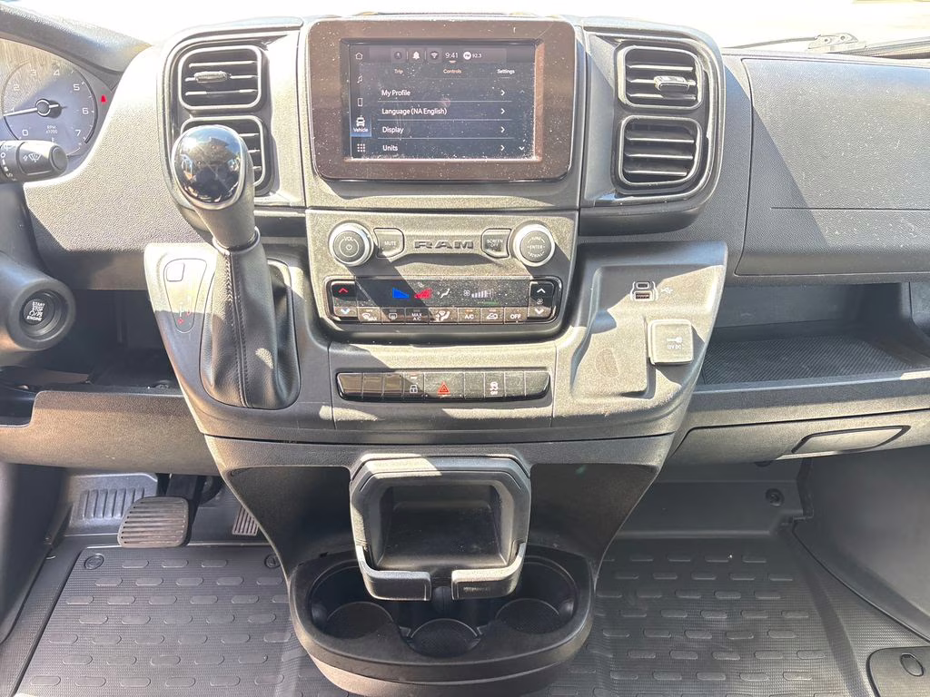 2025 Bright White Clearcoat Ram ProMaster 3500 High Roof FWD Van