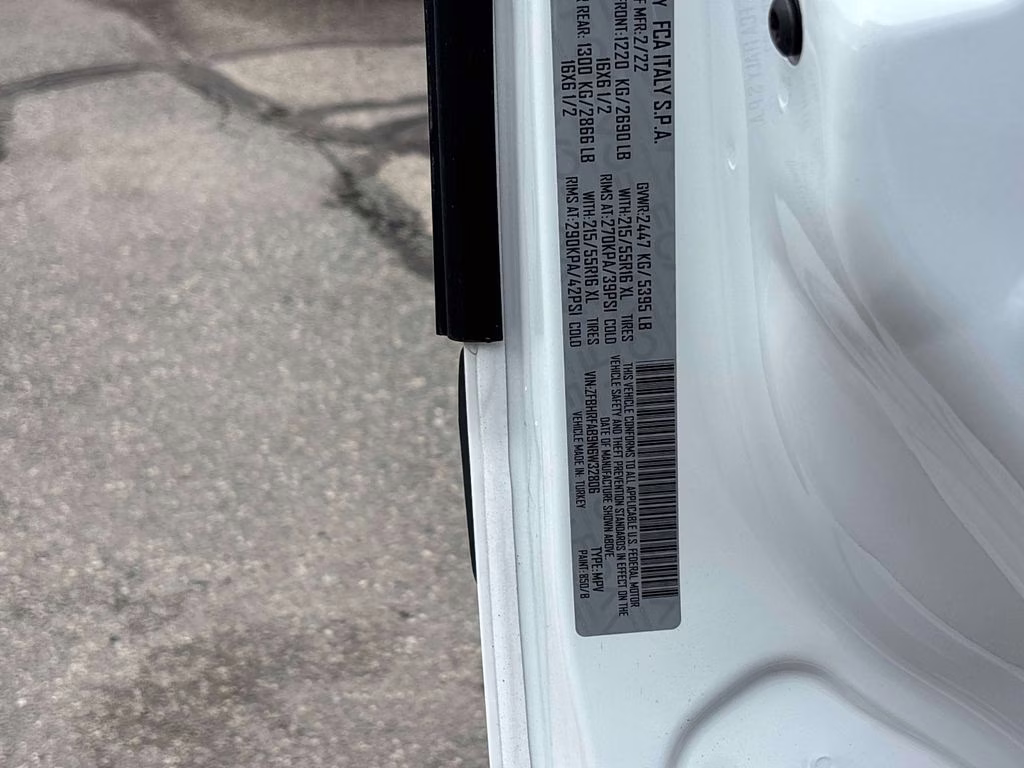 2022 Bright White Ram ProMaster City Base FWD Crossover