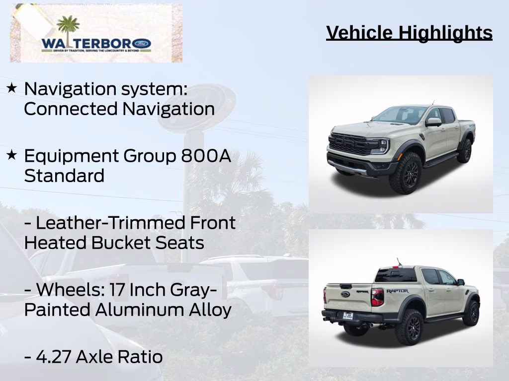 2026 Desert Sand Ford Ranger Raptor 4X4 Truck