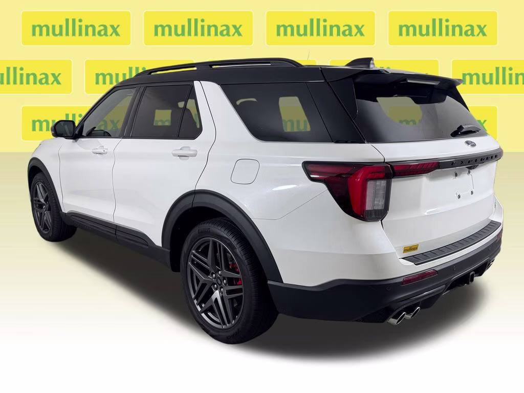 2025 Star White Metallic Tri-Coat Ford Explorer ST 4X4 SUV