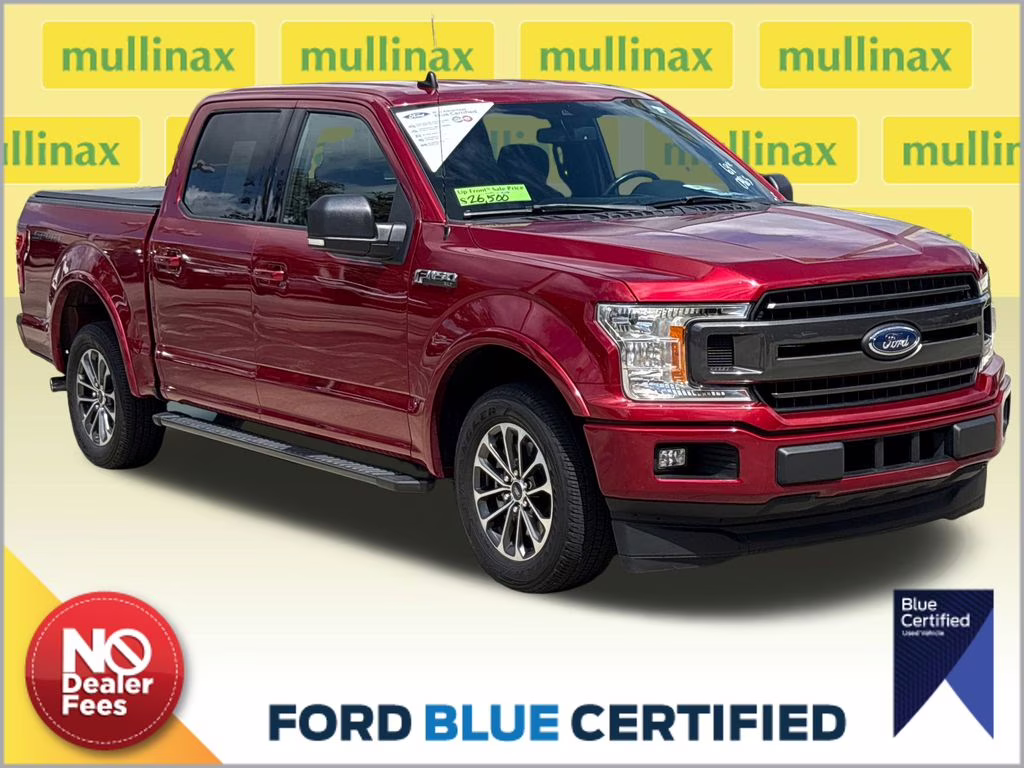 2019 Ruby Red Metallic Tinted Clearcoat Ford F-150 XLT RWD Truck