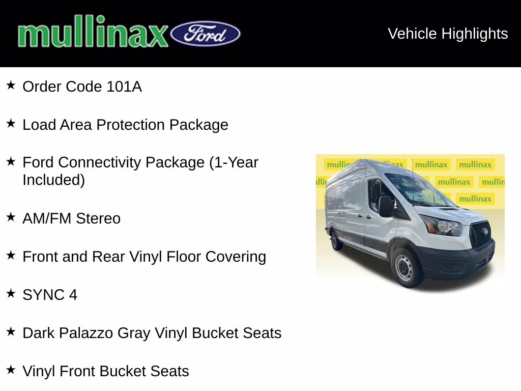 2026 Oxford White Ford Transit-250 Base RWD Van