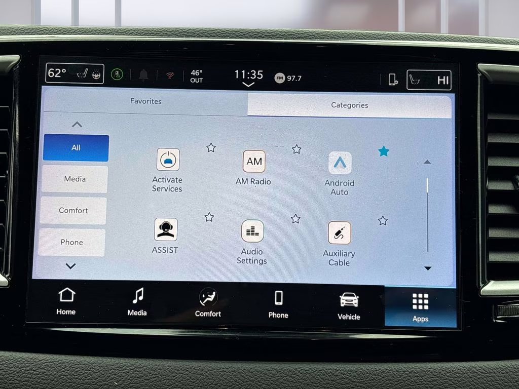 2025 Bright White Clearcoat Chrysler Pacifica Select FWD Van