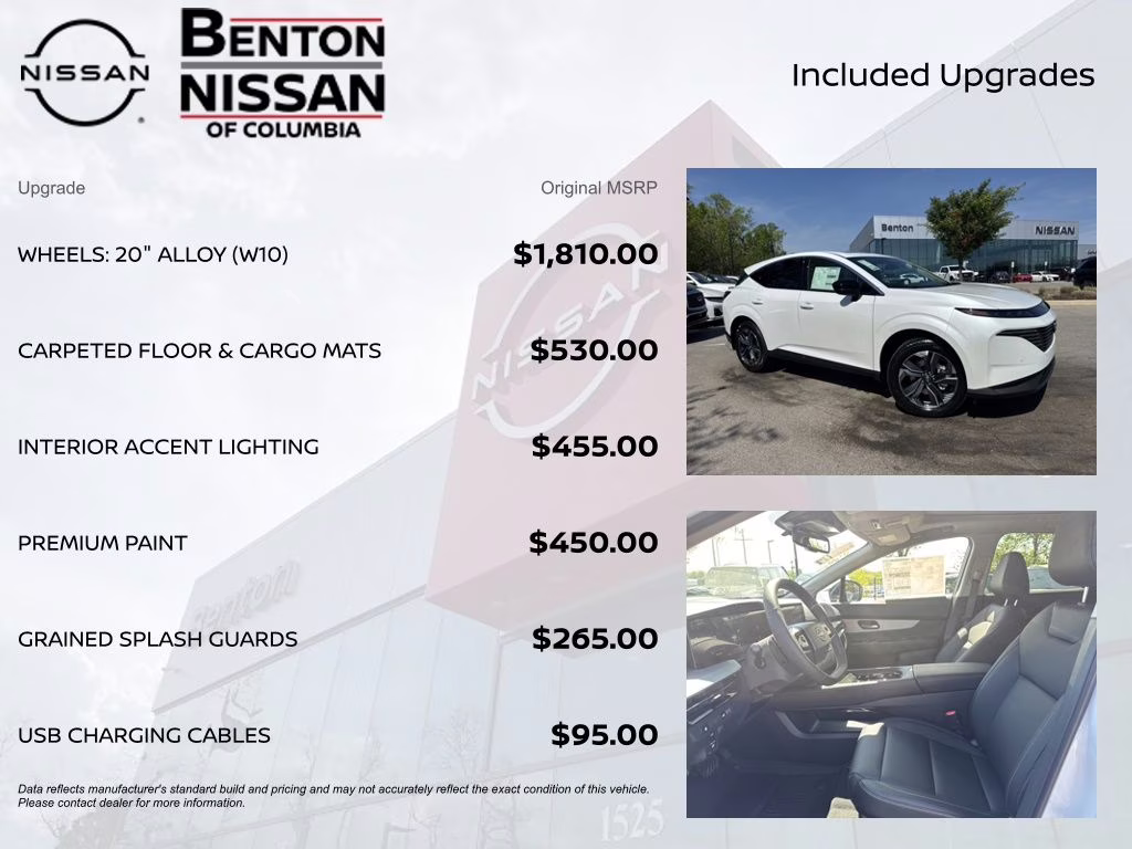 2026 Everest White Pearl Tricoat Nissan Murano SL AWD SUV