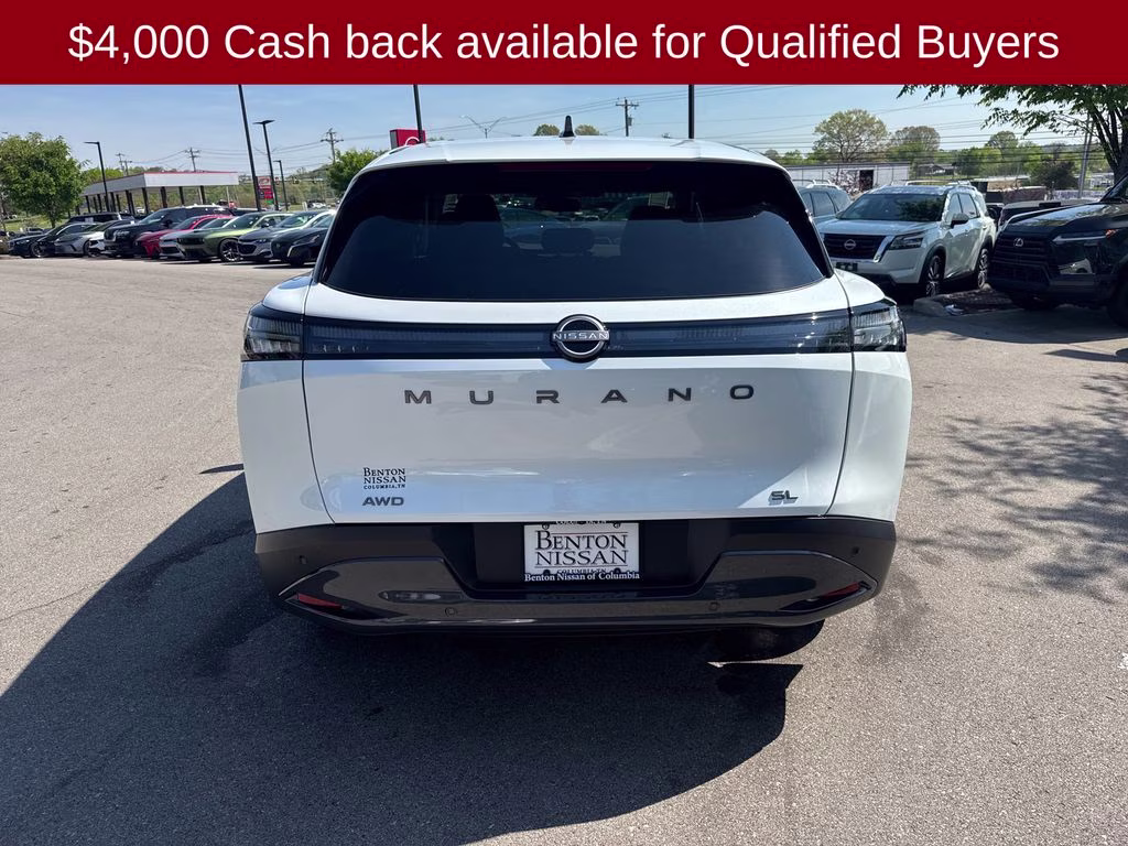 2026 Everest White Pearl Tricoat Nissan Murano SL AWD SUV
