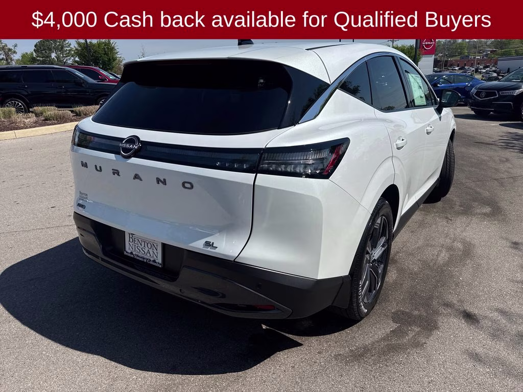 2026 Everest White Pearl Tricoat Nissan Murano SL AWD SUV