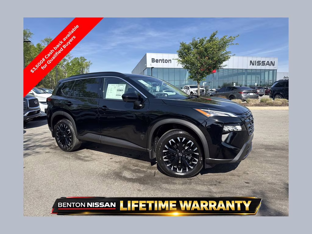 2026 Super Black Nissan Rogue Dark Armor FWD SUV
