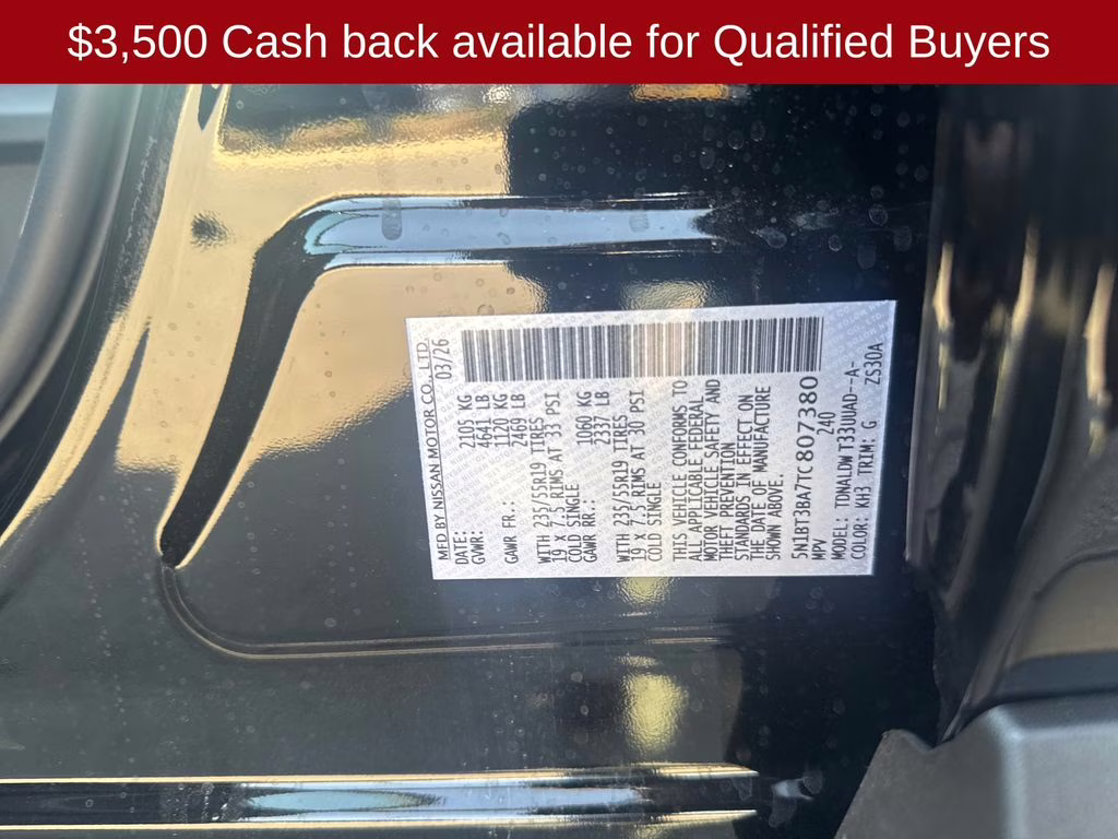 2026 Super Black Nissan Rogue Dark Armor FWD SUV