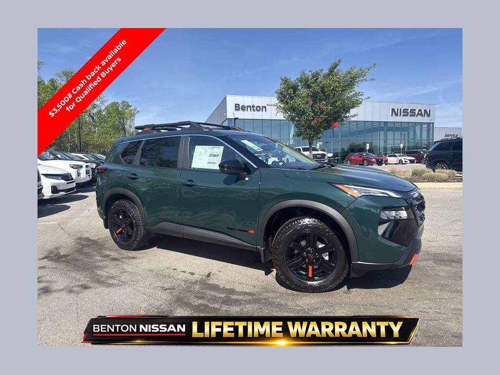 2026 Obsidian Green Nissan Rogue Rock Creek AWD SUV